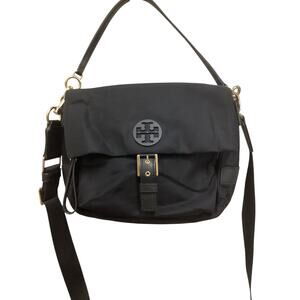 Tory Burch Purse Women’s One Size Tilda Nylon Crossbody Removable Strap Black
